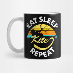 Eat. Sleep. Kite. Repeat. Mug